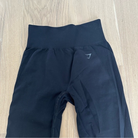 Gymshark Women's Flex High Waisted Leggings Size Small Black Workout Running - Picture 3 of 6
